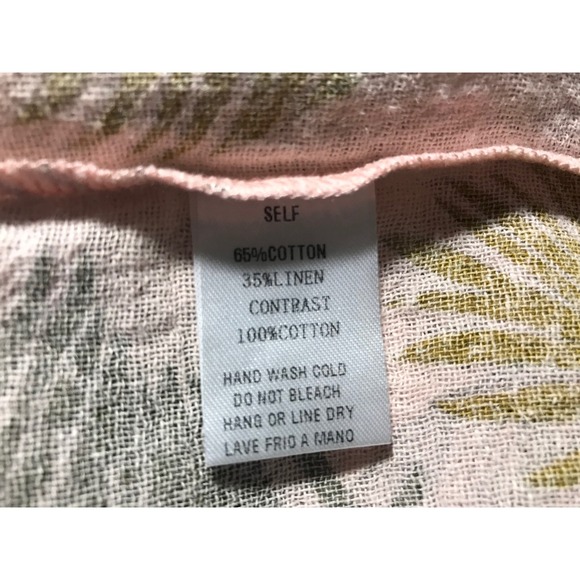 Easel Los Angeles Tank‎ Top Crochet Palm Leaf Sleeveless Casual Summer Blouse - Picture 9 of 13